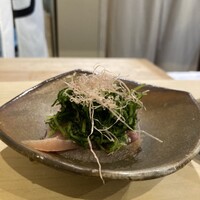 鮨 なかがわ - メジマグロ、おかひじき