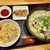 麺食楽 やしろ - 料理写真:野菜麺とミニチャーハン、餃子セット。