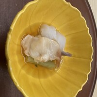 日本料理 久丹 - ホッキ貝とイカ