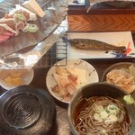 お食事処たなか屋 - 飛騨牛朴葉みそ定食