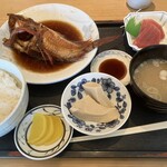 魚真 - キンメの煮付け定食1800円