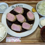 厚切りレアとんかつ やまとん - ●ひれかつ定食1980円（税込み）