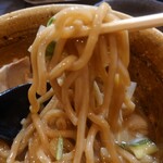 つけ麺 えん寺 - 麺はこんなかんじ。