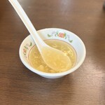 餃子の王将 - セットのスープ