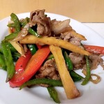 大精軒 - 肉ピーマン炒め