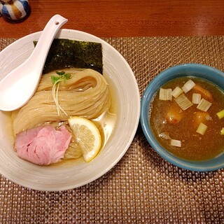 麺処 はら田 - 料理写真:昆布水 塩つけ麺