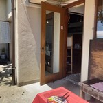 宇治日和 - テラス席の入り口