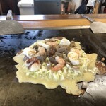 Okonomiyaki Nasu - ミックス　1300円