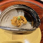 温味 - 蒸し鮑と雲丹