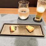 洋食 Matsushita - 付き出し（さつまいもとカマンベールフライ）