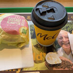 マクドナルド - ドリンク写真:ソーセージエッグマフィンセット