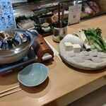Sushi Tempura Gosakutei - ●ﾗﾝﾁ 単品。鮑ｱﾜﾋﾞ刺1628X2+鱧ﾊﾓしゃぶ3278+天ﾌﾟﾗ定食1580+水ﾅｽ748+素麺330=10,600円 