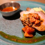 ワインとスパイス小料理 Dal Mellow - スパイスローストポーク苺アチャール詰め