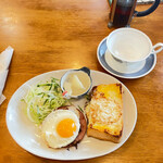 さらさ - モーニング600円、フレンチトースト美味しい