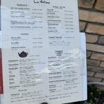 ラ・テイエ - サンドイッチやドリンクメニュー