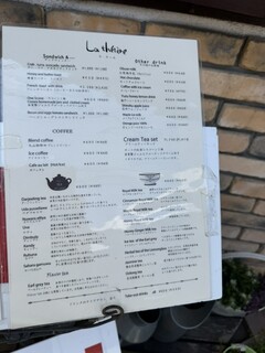 La theiere - Sandwiches and Drink Menu