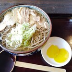 そば処あおば - 肉そば(冷たい)800円