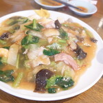 受楽 - 五目焼きそば　950円