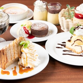 スイーツ・カフェメニューも充実しております。