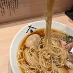 麺 ひしおのキセキ - 麺は…こんな感じ…