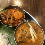 TOKYO BHAVAN - 海老カレー、チキンカレー