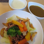 彩りHitsuki屋ベジランチ　季節の野菜4種入り　カレー＆シチュー