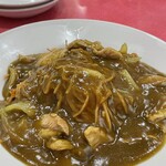 中華料理 萬福 - 初体験なカレー焼き麺