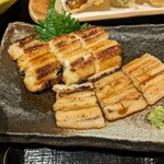 一張羅 - 伝助の焼き穴子、炙り蒸し穴子