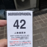 NIBOSHI MANIA - 日曜日の11:12に訪問。1時間後に入店。