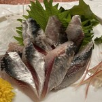 寿司海鮮 御旦孤 - 鰯の刺身¥700