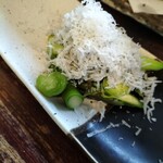 囲坊主 - ​アスパラとそら豆としらすのチーズ