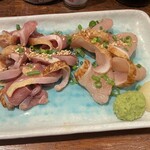 Yakitori Sono Higurashi - 鳥刺し二種盛り