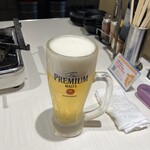 大衆ジンギスカン酒場ラムちゃん - 生ビールジョッキ　プレモル