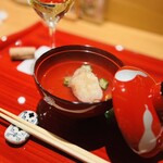 かねと - 桜エビのしんじょう　椀仕立て