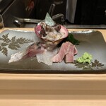 秋野 - 生トリ貝・ゴンアジ・アイナメ・鰆炙り