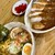 らーめん優月 - 料理写真:厚切りカツカレーとみそラーメンハーフ