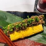 日本酒と鮮魚と釜飯 太公望ほっぺち - 和牛と赤彩卵の共演