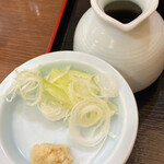 Hokkaidou Soba Sabaki Kou - つゆ、薬味
