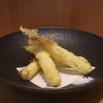 こころや - ヤングコーン天ぷら