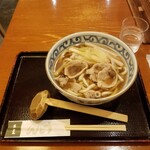 銀座 木屋 - 鴨南うどん。