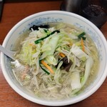 Fukushin - 野菜たっぷりタンメン550円（麺大盛り