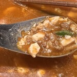 蝋燭屋 - 焼きチーズ麻婆麺 倍辛1,500円
      チーズトッピング200円
      痺れ激増し100円
      ランチサービス半ライス