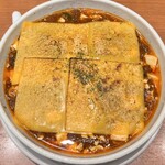 蝋燭屋 - 焼きチーズ麻婆麺 倍辛1,500円
      チーズトッピング200円
      痺れ激増し100円
      ランチサービス半ライス