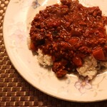 丸重商店 - 豚挽肉でカレーを作りました✨