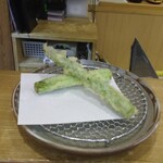 てんぷら ひら井 - アスパラ