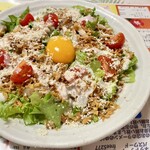 鳥取 鶏・とんこつラーメンつばさ - シーザーサラダ麺