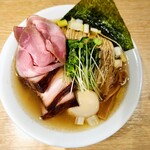 一番だしラーメン しんせん - 特製白醤油中華そば