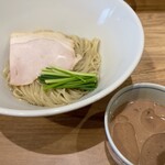 麺庵 利休 - (限定)蛍烏賊の冷たいつけそば　1,500