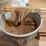 麺庵 利休 - (限定)蛍烏賊の冷たいつけそば　1,500