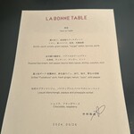 LA BONNE TABLE - 